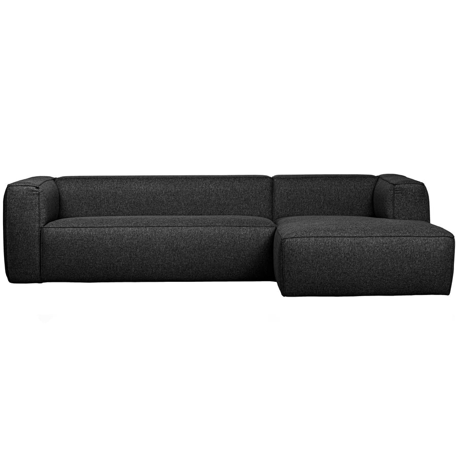 BEAN HOEKBANK RECHTS INCL. Kussen DONKERGRIJS MELANGE