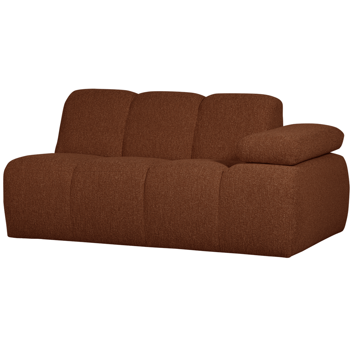 MOJO 1,5-ZITS ELEMENT ARM RECHTS BOUCLE ROESTBRUIN MELANGE
