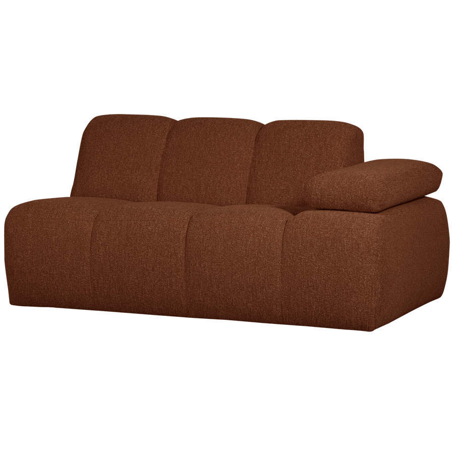 MOJO 1,5-ZITS ELEMENT ARM RECHTS BOUCLE ROESTBRUIN MELANGE