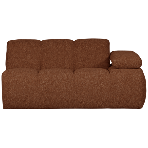 MOJO 1,5-ZITS ELEMENT ARM RECHTS BOUCLE ROESTBRUIN MELANGE