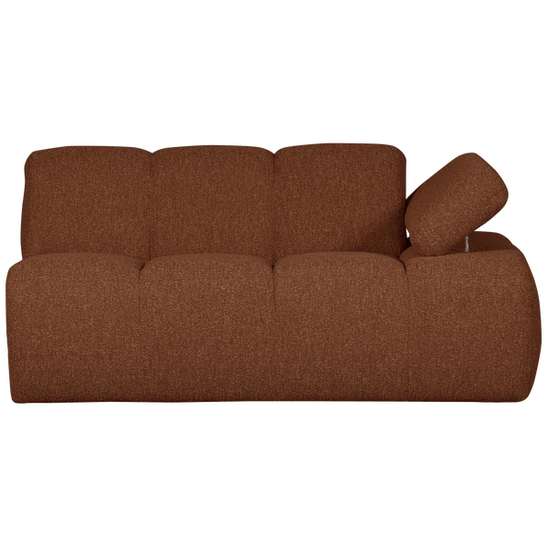 MOJO 1,5-ZITS ELEMENT ARM RECHTS BOUCLE ROESTBRUIN MELANGE
