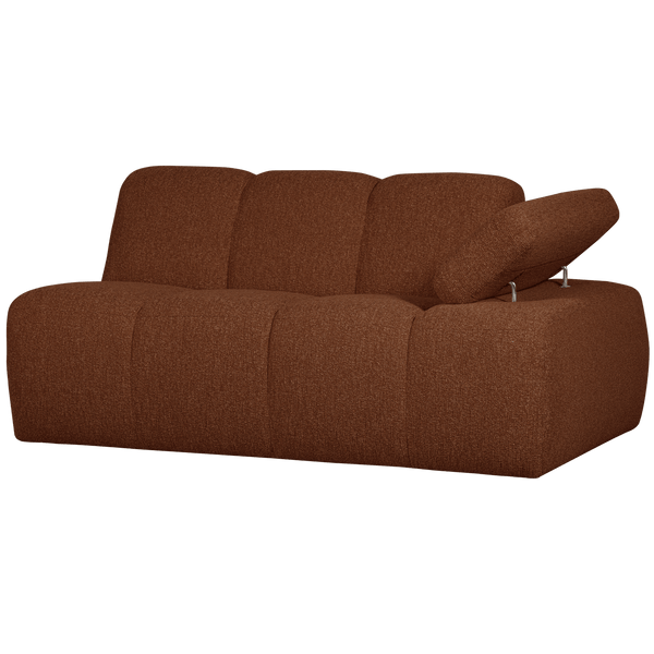 MOJO 1,5-ZITS ELEMENT ARM RECHTS BOUCLE ROESTBRUIN MELANGE