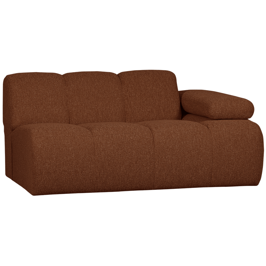 MOJO 1,5-ZITS ELEMENT ARM RECHTS BOUCLE ROESTBRUIN MELANGE