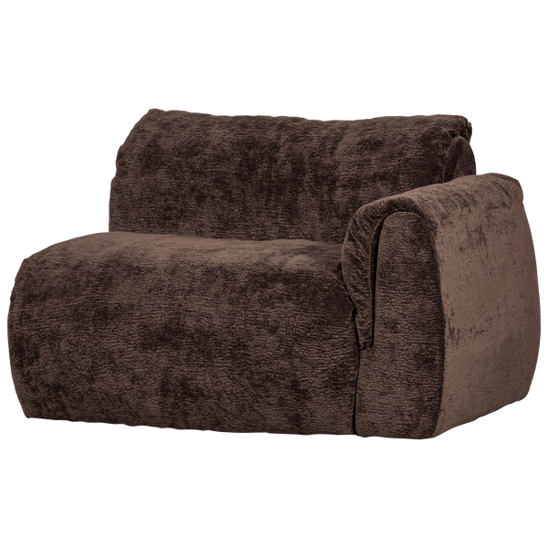 BAGGY 1-ZITS ELEMENT MET ARM RECHTS 3D CHENILLE DONKERBRUIN