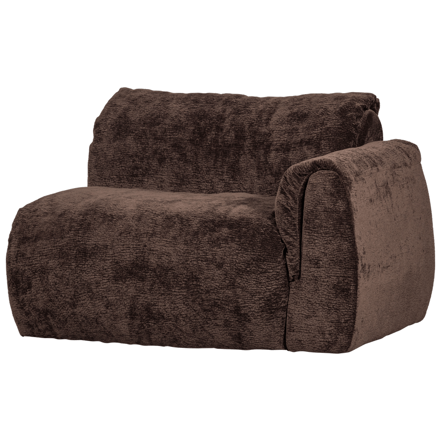 BAGGY 1-ZITS ELEMENT MET ARM RECHTS 3D CHENILLE DONKERBRUIN