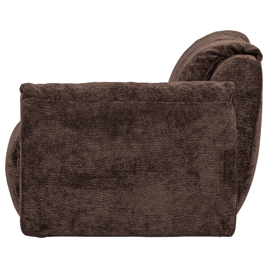 BAGGY 1-ZITS ELEMENT MET ARM RECHTS 3D CHENILLE DONKERBRUIN