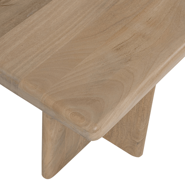 ATO EETBANKJE 180X45 CM MANGOHOUT NATUREL