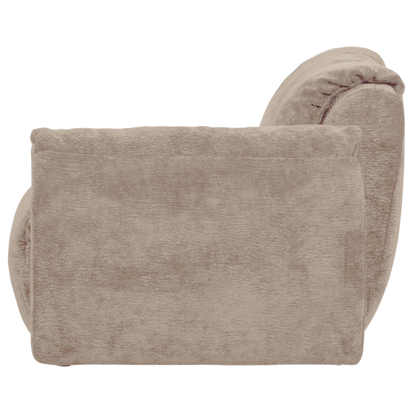 BAGGY 1-ZITS ELEMENT MET ARM RECHTS 3D CHENILLE ZAND