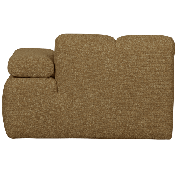 MOJO CHAISE LONGUE ELEMENT RECHTS BOUCLE GEEL/BRUIN MELANGE