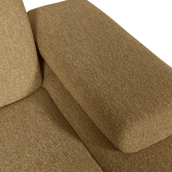 MOJO CHAISE LONGUE ELEMENT RECHTS BOUCLE GEEL/BRUIN MELANGE