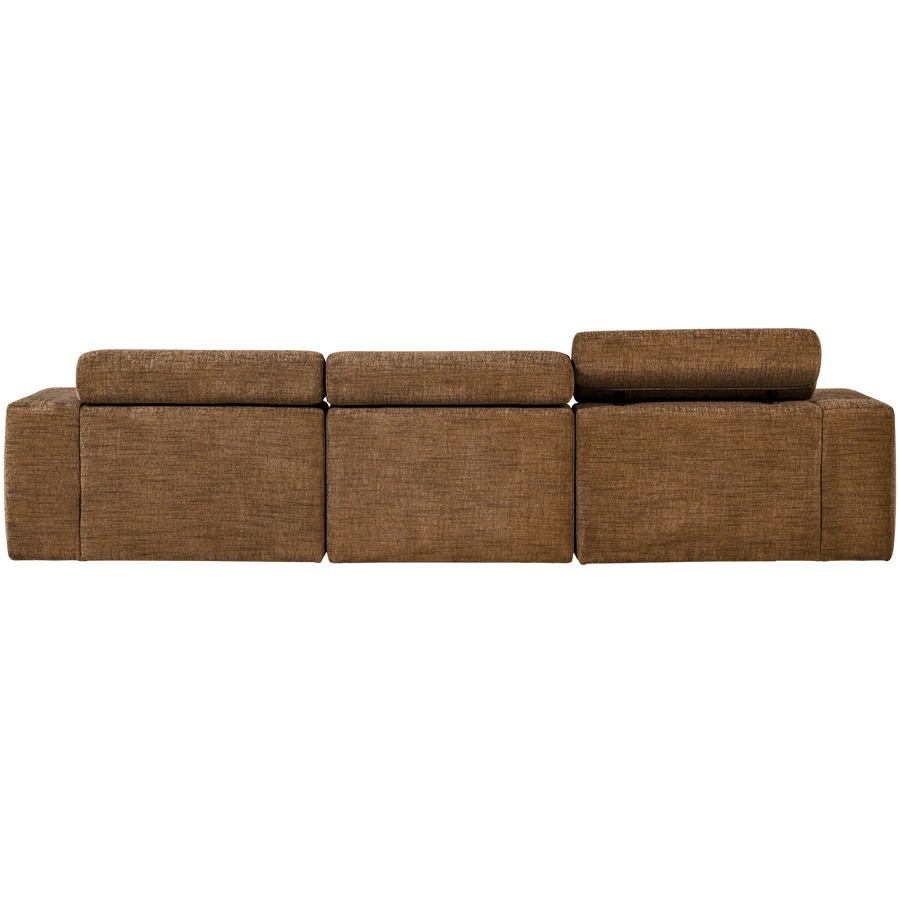NOVI CHAISE LONGUE BANK RECHTS KARAMELBRUIN MELANGE