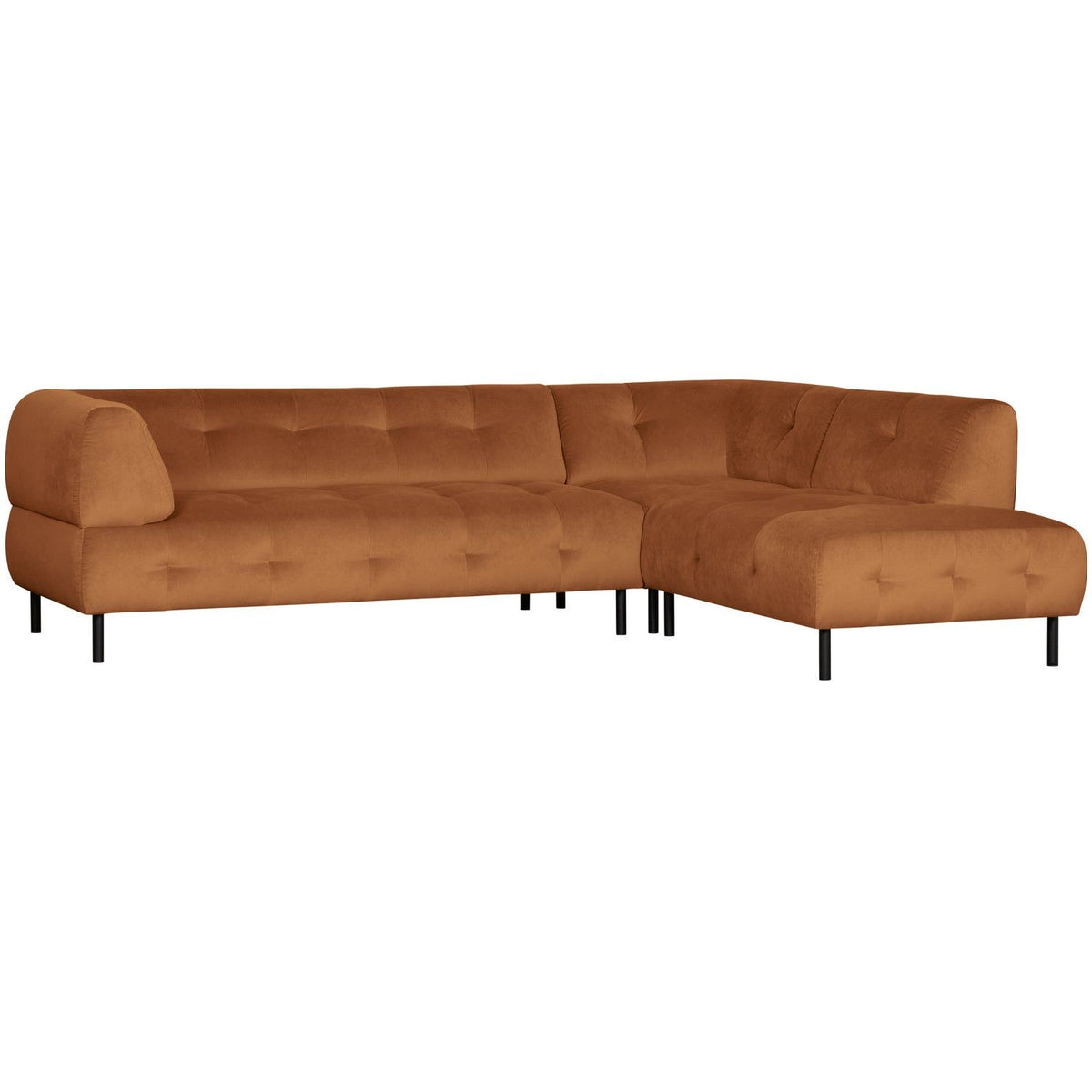 LLOYD HOEKBANK RECHTS VELVET KANEEL
