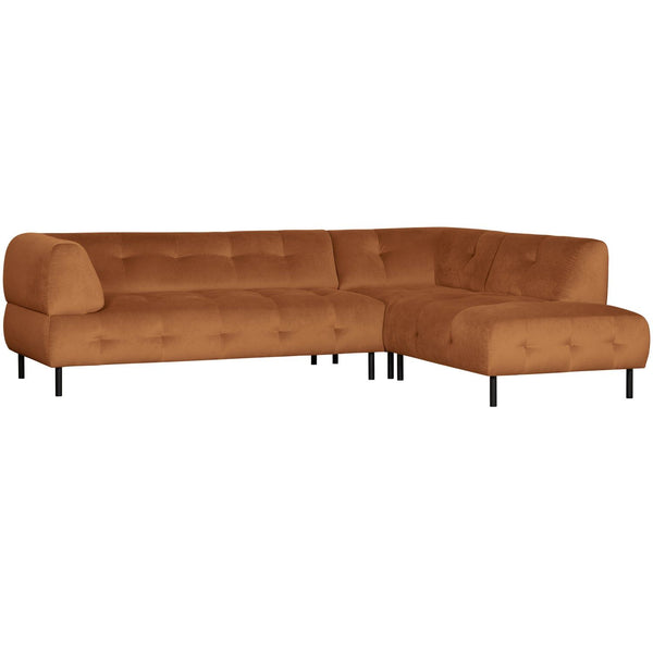 LLOYD HOEKBANK RECHTS VELVET KANEEL