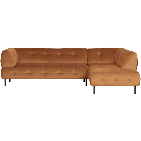 LLOYD HOEKBANK RECHTS VELVET KANEEL
