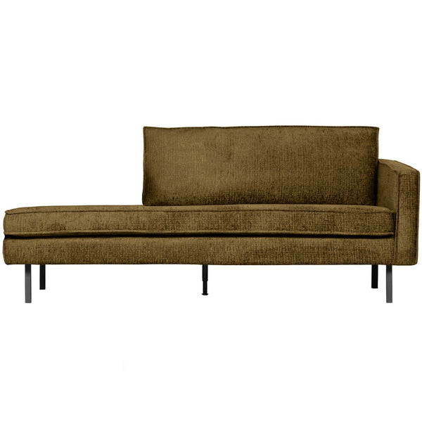 RODEO DAYBED RECHTS STRUCTURE VELVET BRASS