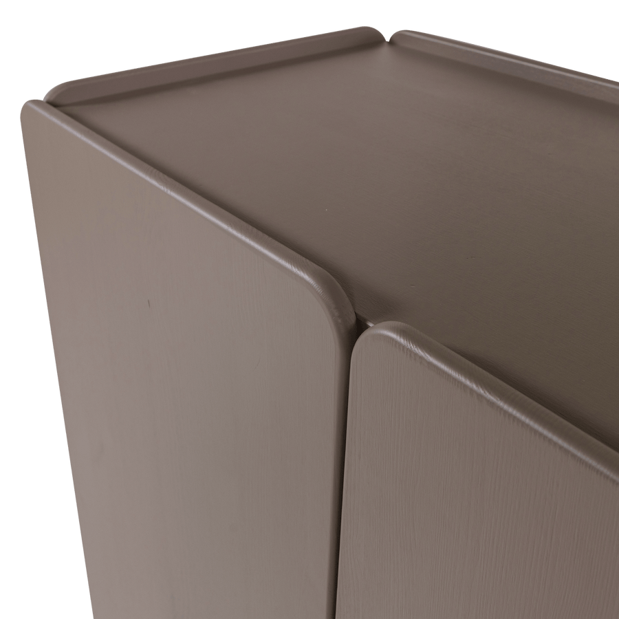 ROOT 2-DEURS KAST GRENEN TRUFFEL BRUIN [fsc]