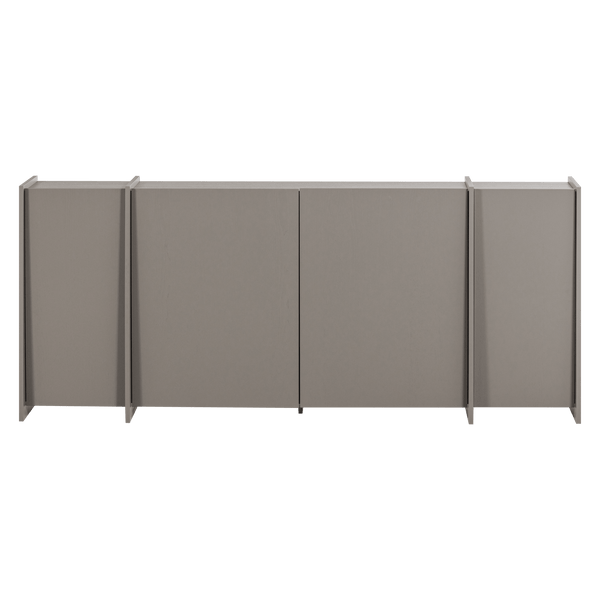 BROCK DRESSOIR 200 CM ESSEN FINEER WARMGRIJS [fsc]