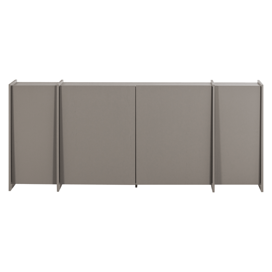 BROCK DRESSOIR 200 CM ESSEN FINEER WARMGRIJS [fsc]