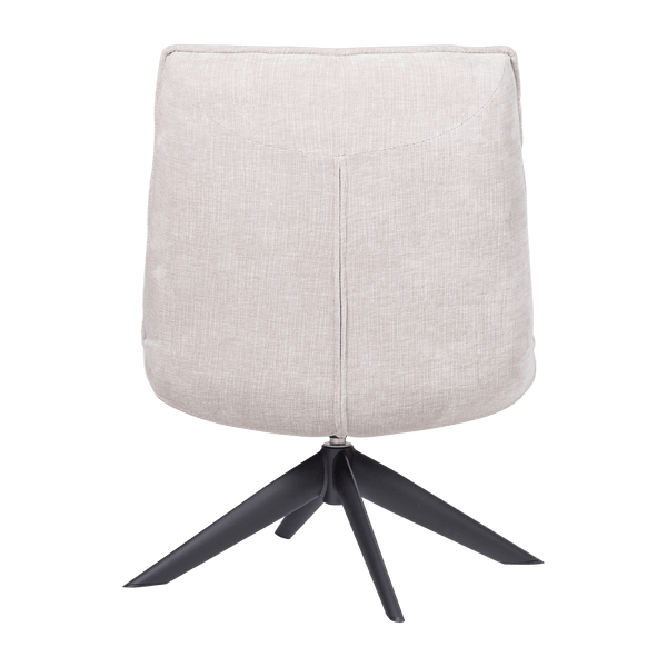 JOUKE DRAAIFAUTEUIL CHENILLE STRUCTUUR NATUREL [fsc]