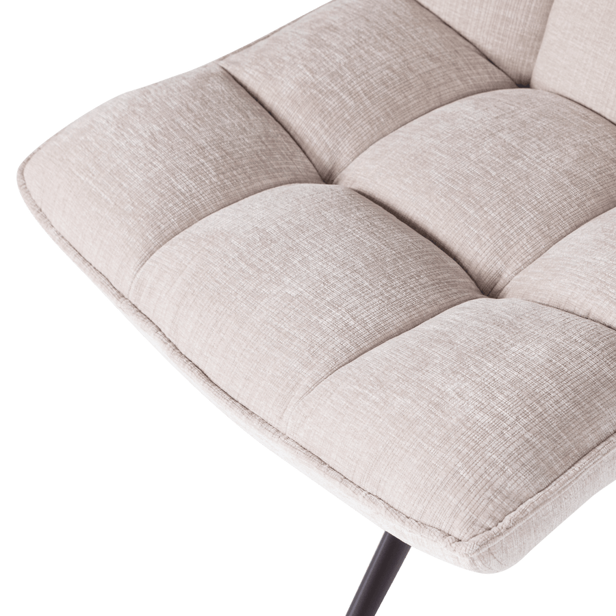 JOUKE DRAAIFAUTEUIL CHENILLE STRUCTUUR NATUREL [fsc]