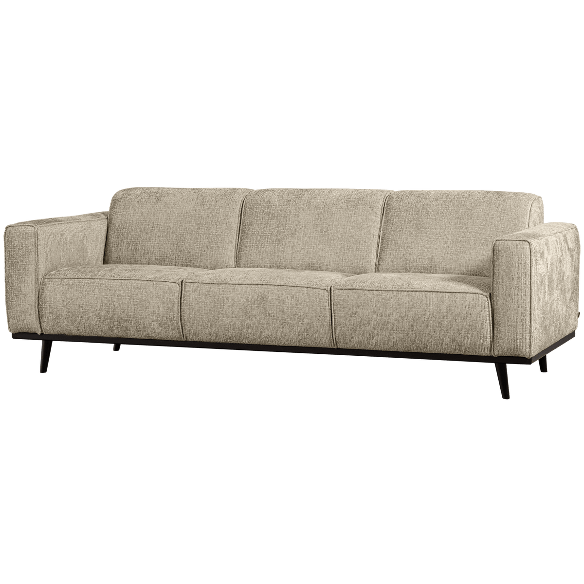STATEMENT 3-ZITS BANK 230 CM STRUCTURE VELVET WHEATFIELD