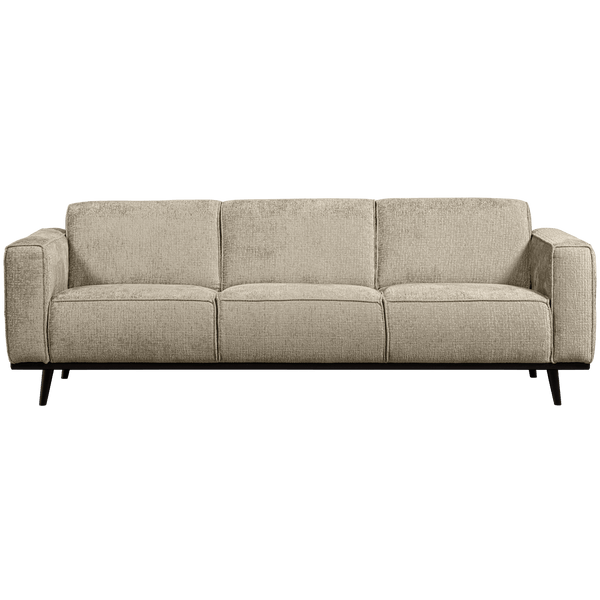 STATEMENT 3-ZITS BANK 230 CM STRUCTURE VELVET WHEATFIELD