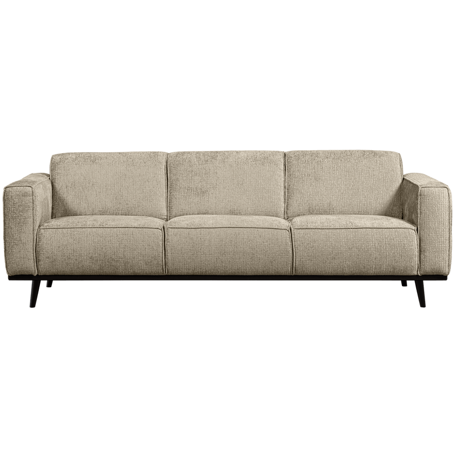 STATEMENT 3-ZITS BANK 230 CM STRUCTURE VELVET WHEATFIELD