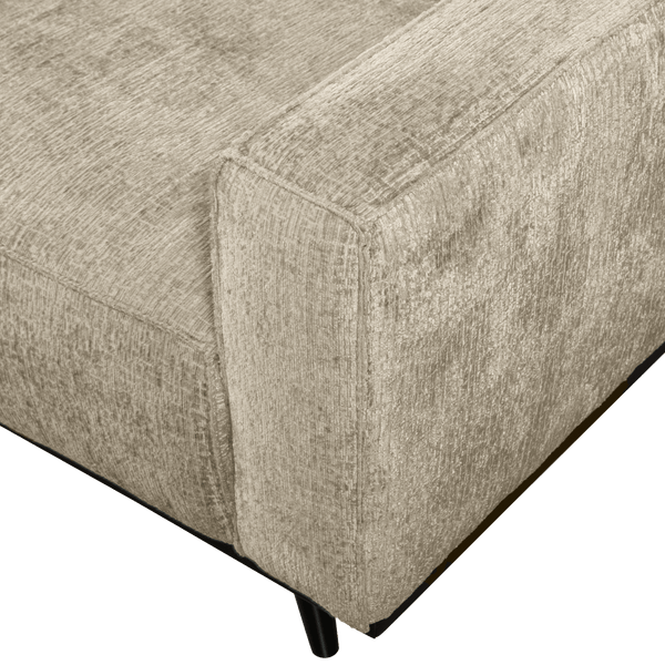 STATEMENT 3-ZITS BANK 230 CM STRUCTURE VELVET WHEATFIELD