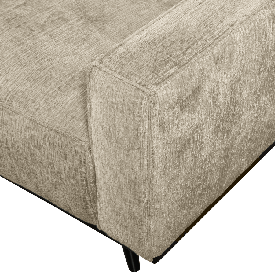 STATEMENT 3-ZITS BANK 230 CM STRUCTURE VELVET WHEATFIELD