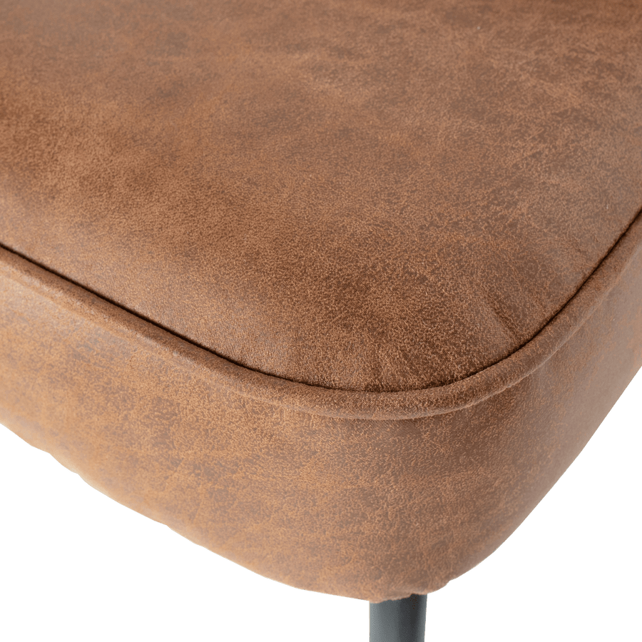 VOGUE EETBANK ECOLEER COGNAC