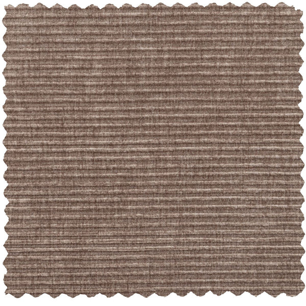 STATEMENT 3-ZITS BANK 230 CM RIBSTOF KLEIGRIJS