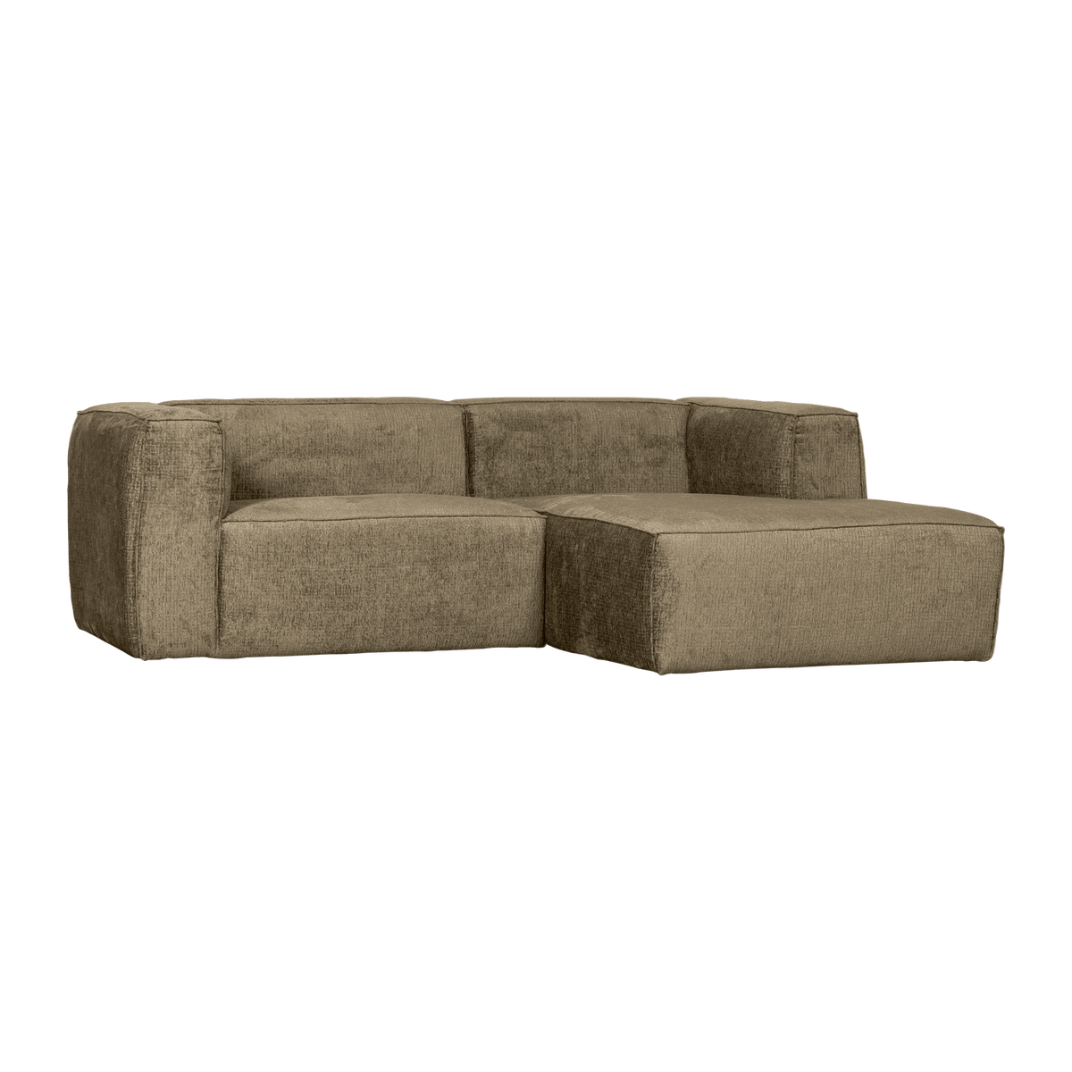 BEAN CHAISE LONGUE BANK RECHTS STRUCTURE VELVET SPICES