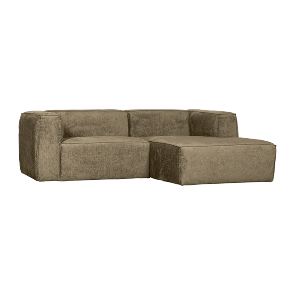 BEAN CHAISE LONGUE BANK RECHTS STRUCTURE VELVET SPICES