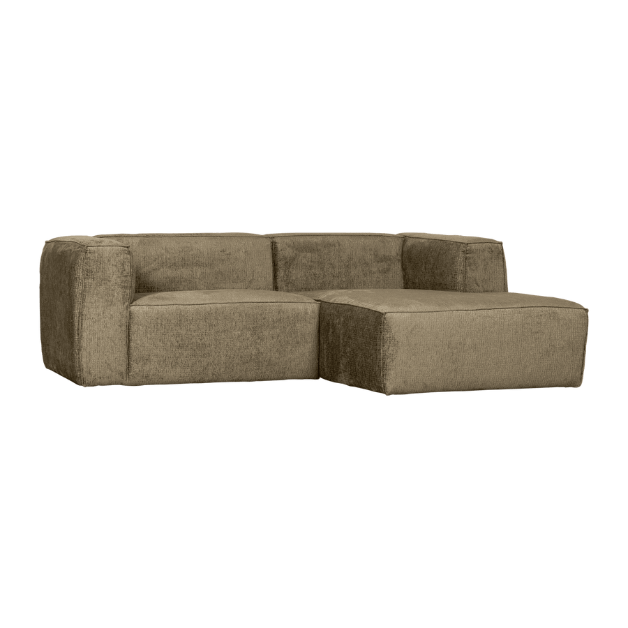 BEAN CHAISE LONGUE BANK RECHTS STRUCTURE VELVET SPICES