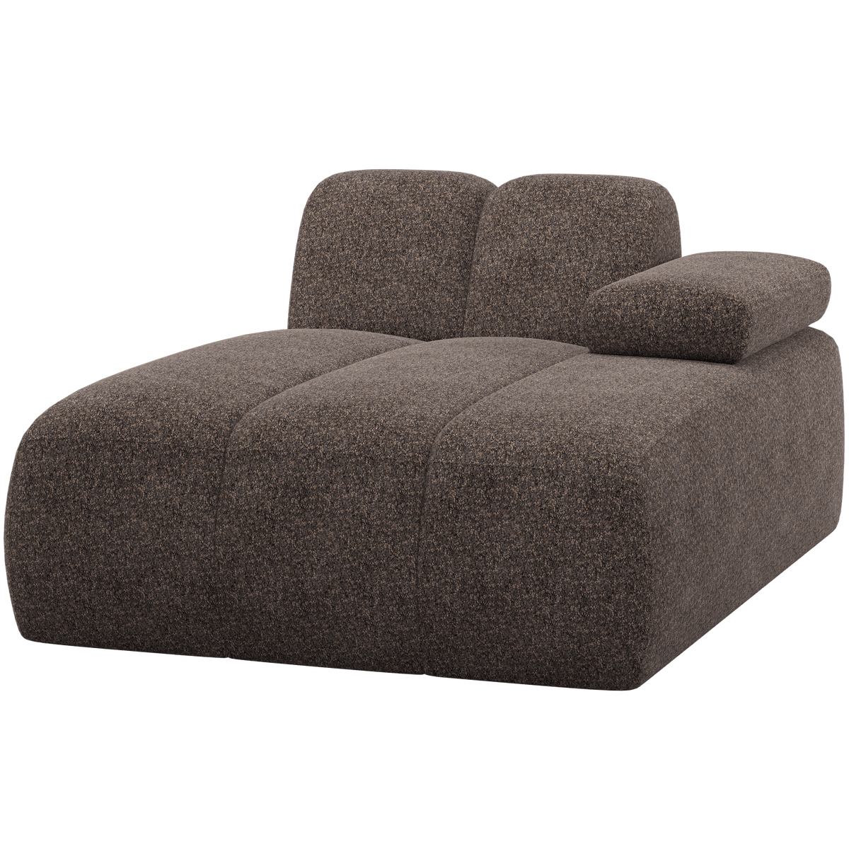 MOJO CHAISE LONGUE ELEMENT RECHTS WOLLIG BRUIN