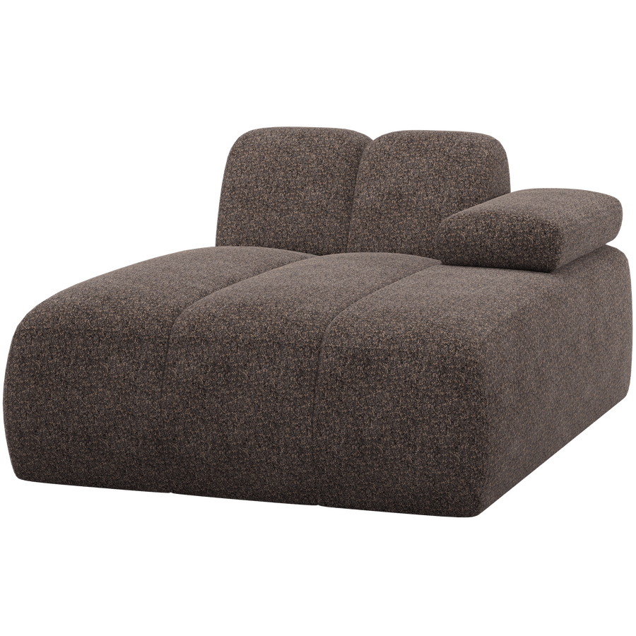 MOJO CHAISE LONGUE ELEMENT RECHTS WOLLIG BRUIN
