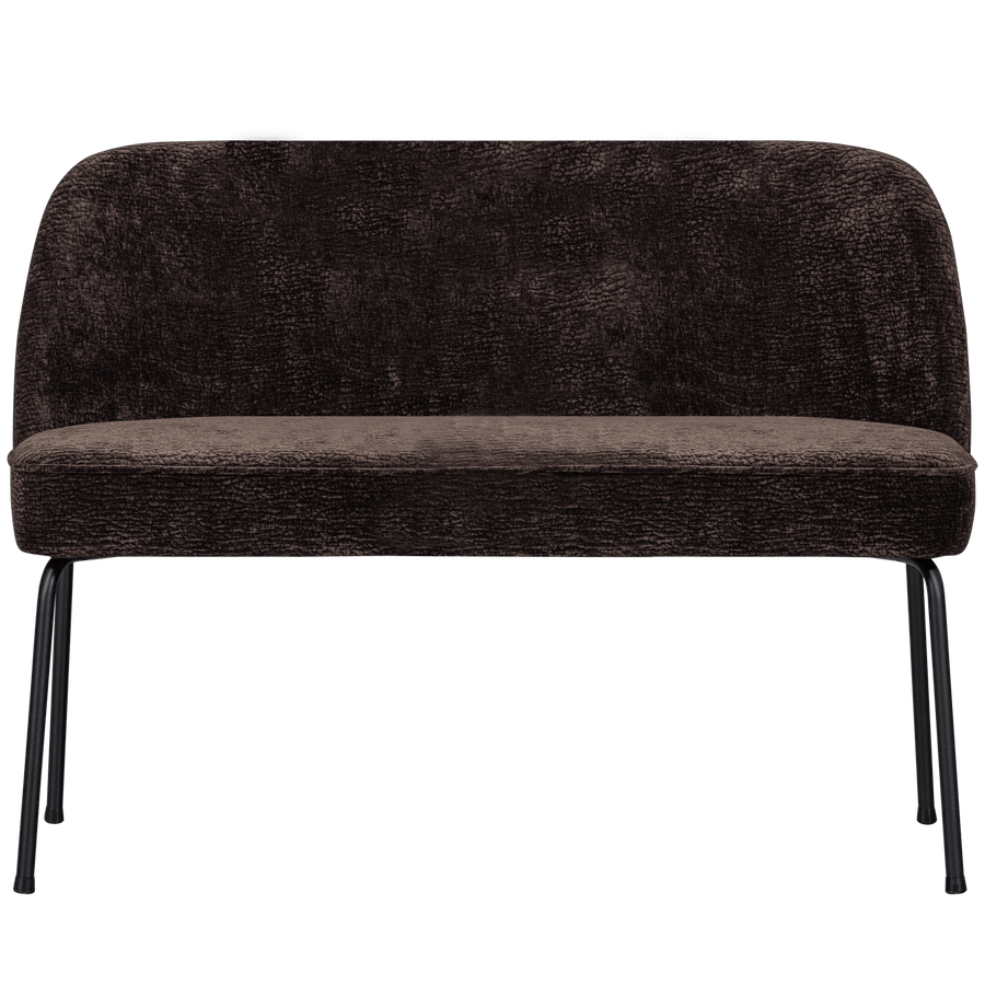 VOGUE EETBANK 3D CHENILLE DONKERBRUIN