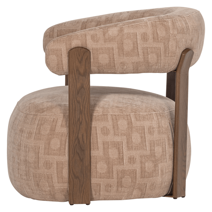 FOON FAUTEUIL 3D STRUCTUURSTOF ZAND [fsc]