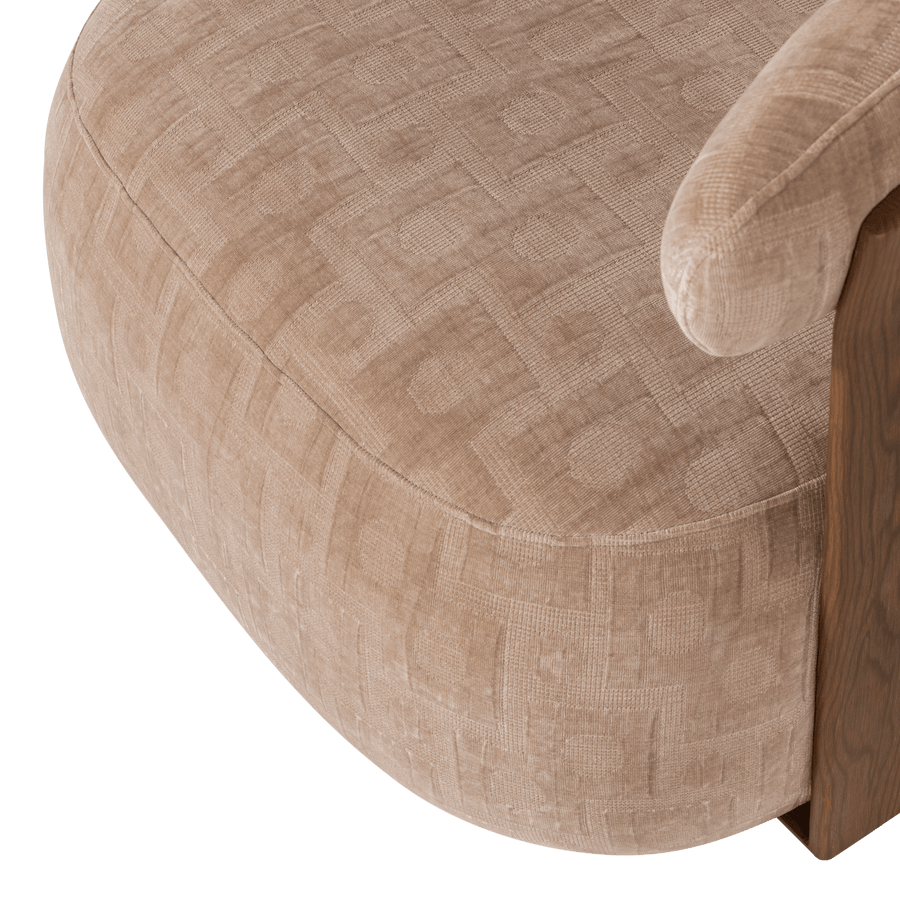 FOON FAUTEUIL 3D STRUCTUURSTOF ZAND [fsc]