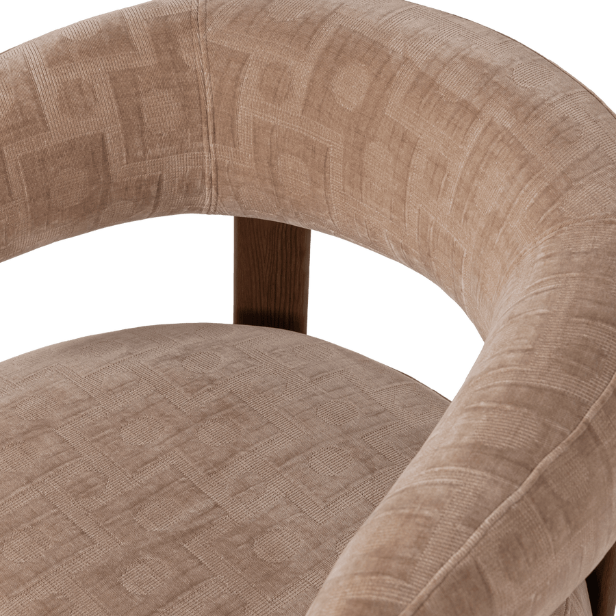 FOON FAUTEUIL 3D STRUCTUURSTOF ZAND [fsc]
