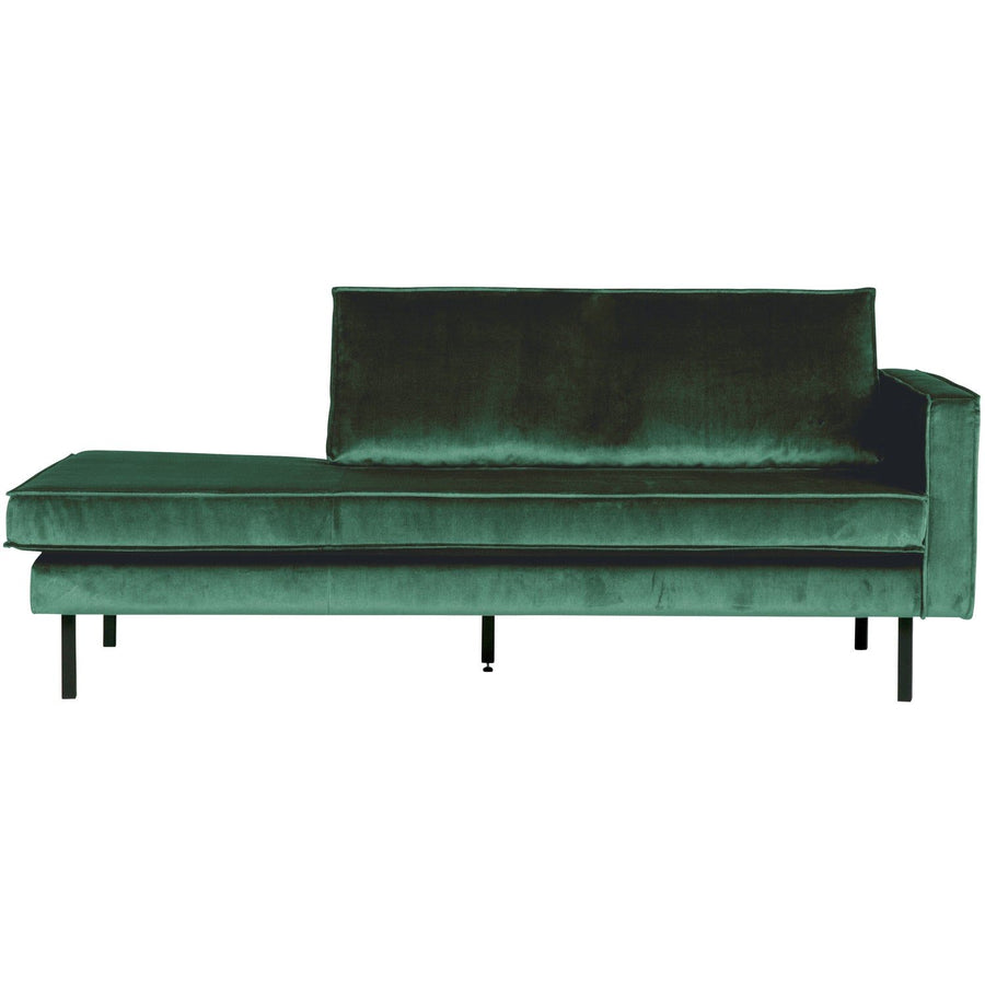 RODEO DAYBED RECHTS VELVET BOSGROEN