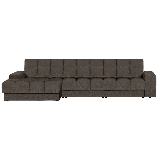 SECOND DATE CHAISE LONGUE LINKS VELVET WARMGRIJS