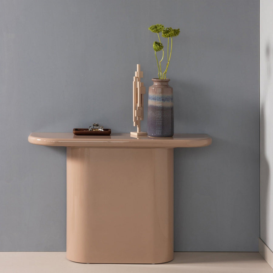 NOCTA SIDETABLE HOUT HOOGGLANS LICHTROZE [fsc]