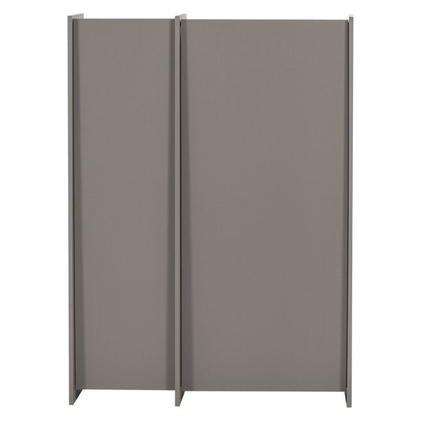 BROCK 2-DEURS KAST ESSEN FINEER WARMGRIJS [fsc]