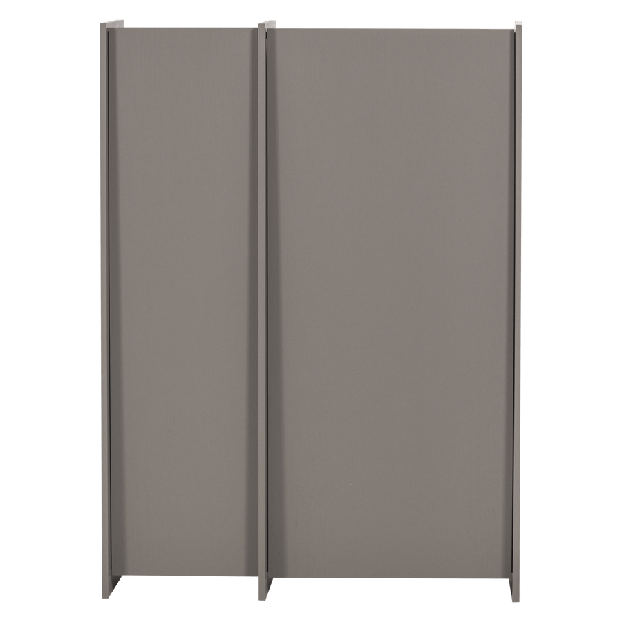 BROCK 2-DEURS KAST ESSEN FINEER WARMGRIJS [fsc]