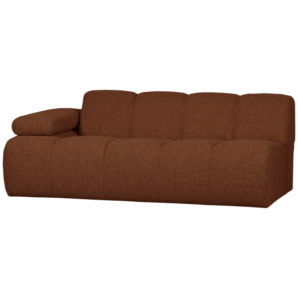 MOJO 2-ZITS ELEMENT ARM LINKS BOUCLE ROESTBRUIN MELANGE