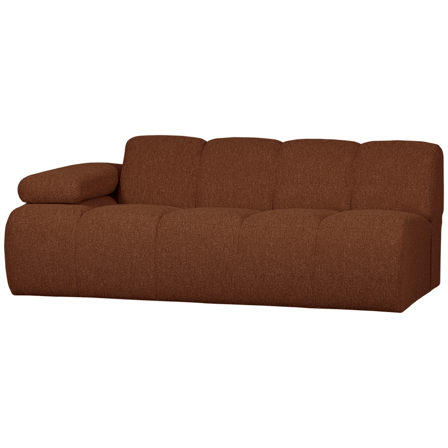 MOJO 2-ZITS ELEMENT ARM LINKS BOUCLE ROESTBRUIN MELANGE