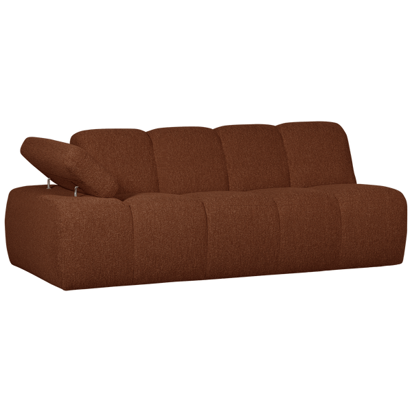MOJO 2-ZITS ELEMENT ARM LINKS BOUCLE ROESTBRUIN MELANGE