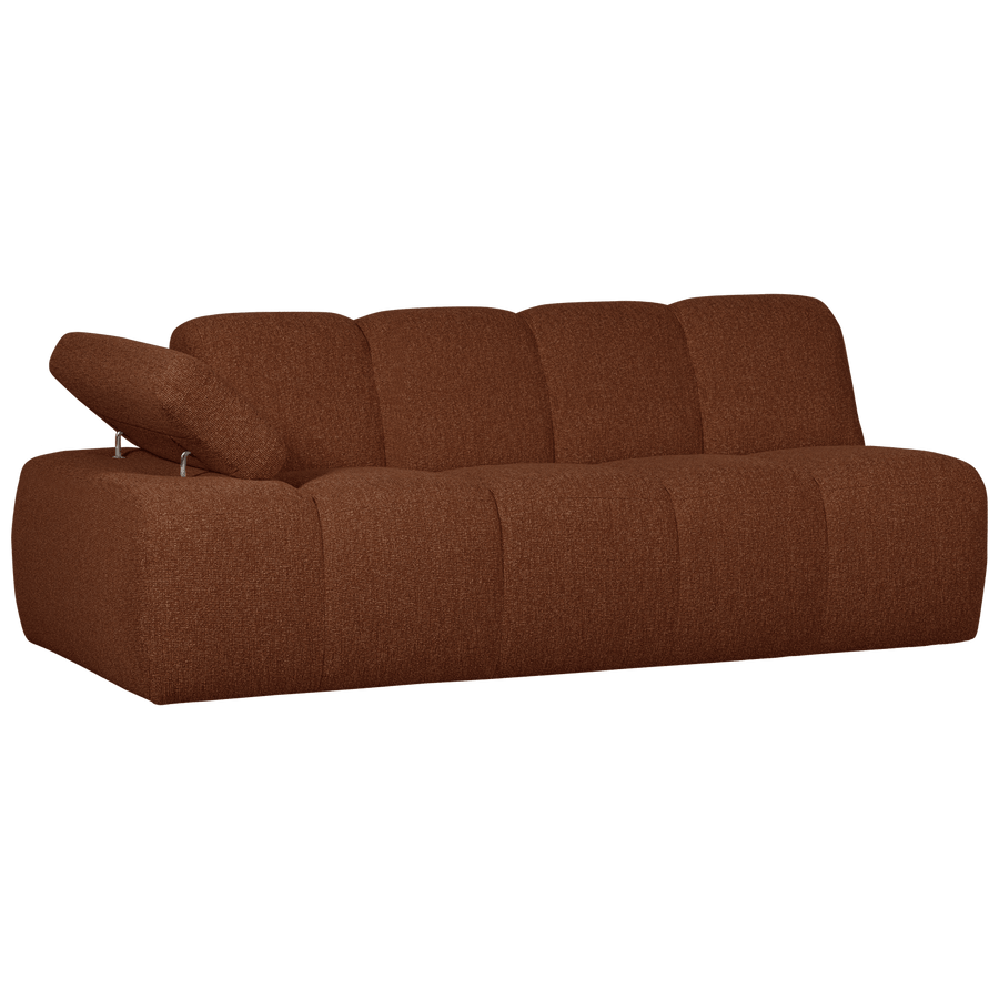 MOJO 2-ZITS ELEMENT ARM LINKS BOUCLE ROESTBRUIN MELANGE