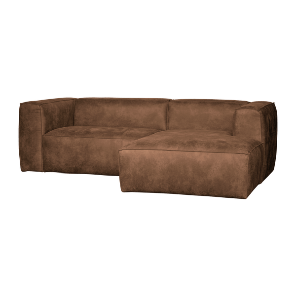 BEAN CHAISE LONGUE BANK RECHTS ECOLEER COGNAC